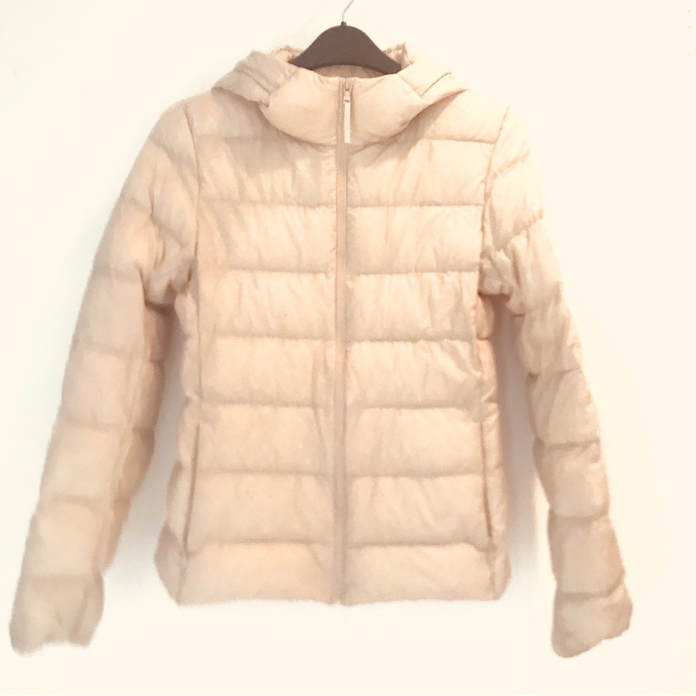 Uniqlo Ultra Light Down Jacket in Light Beige